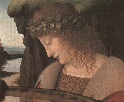 Narciso: Dipinto olio su tela di Giovanni Antonio Boltraffio